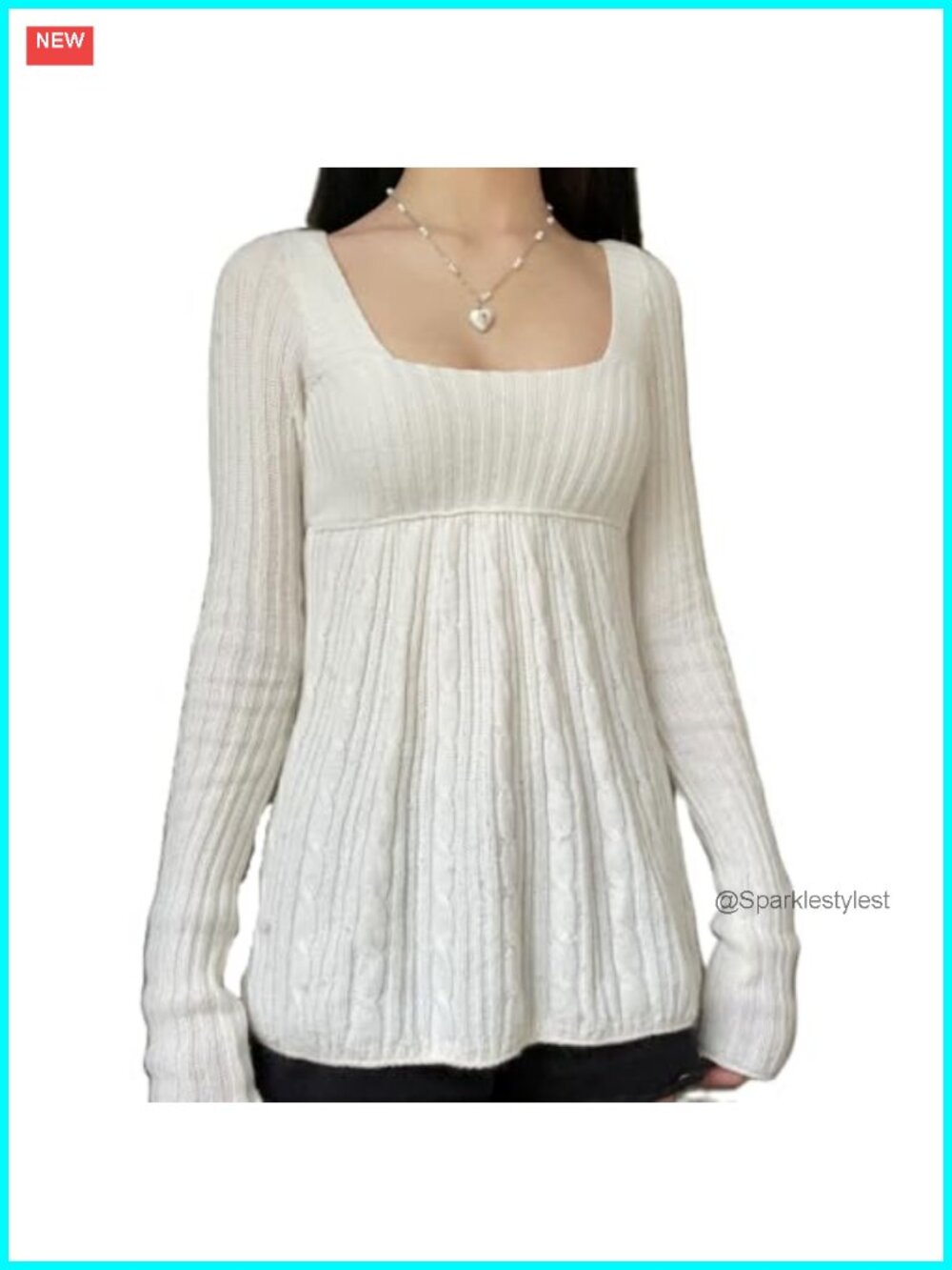 Vintage Button Front Knit Sweater Long Sleeve Cotton Blend Pullover
